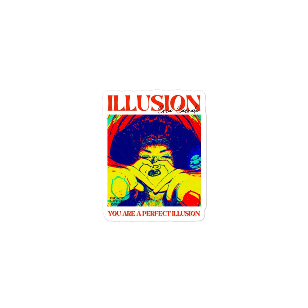 'Perfect Illusion' Sticker