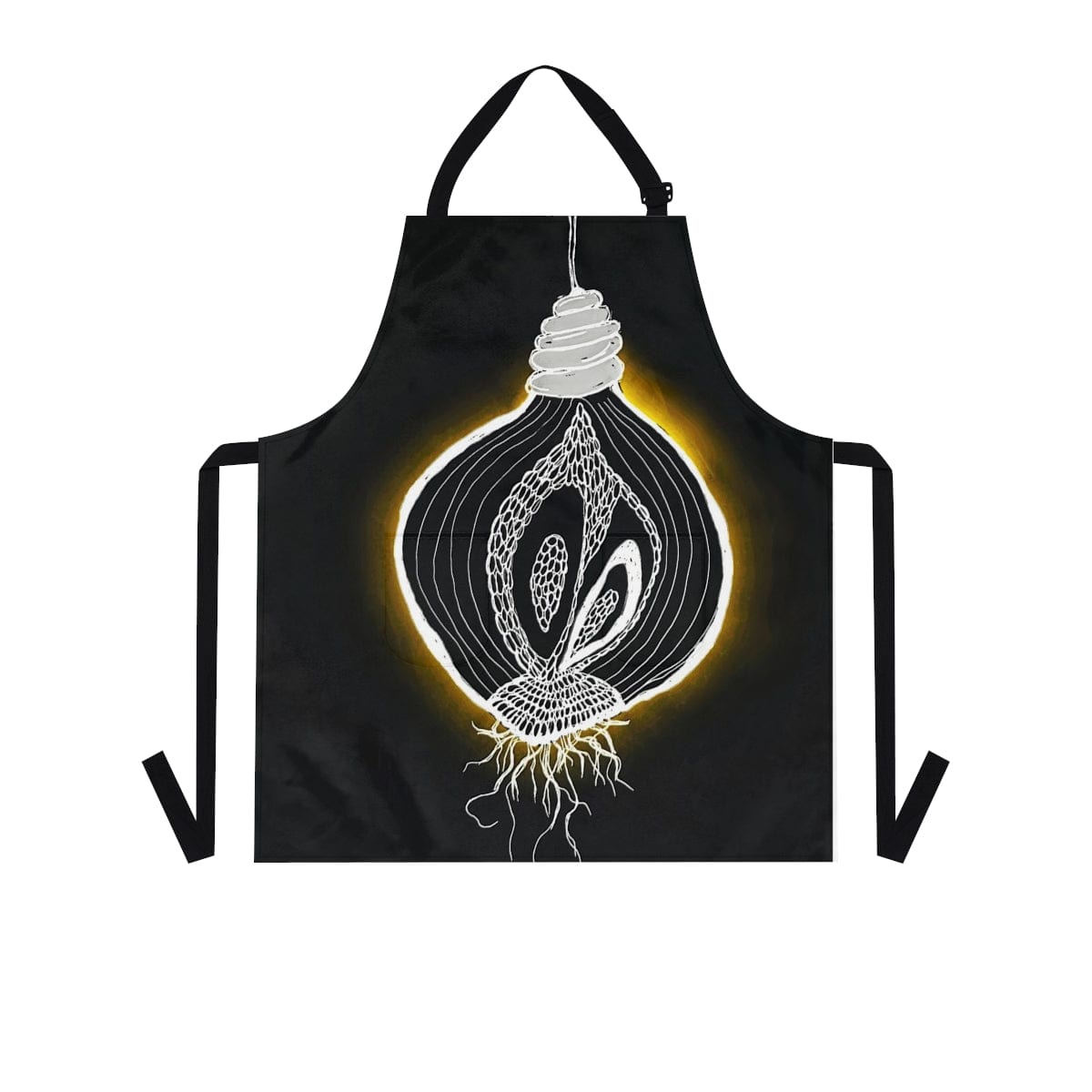 'Forest & Bulbs' Sketchy Kitchen Apron