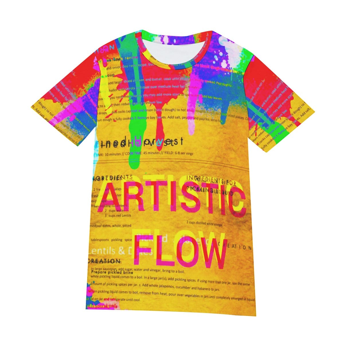 'Artistic Flow' Sketchy Kitchen T-Shirt