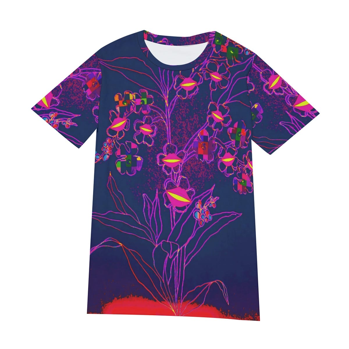 'Floral Bites' Sketchy Kitchen T-Shirt