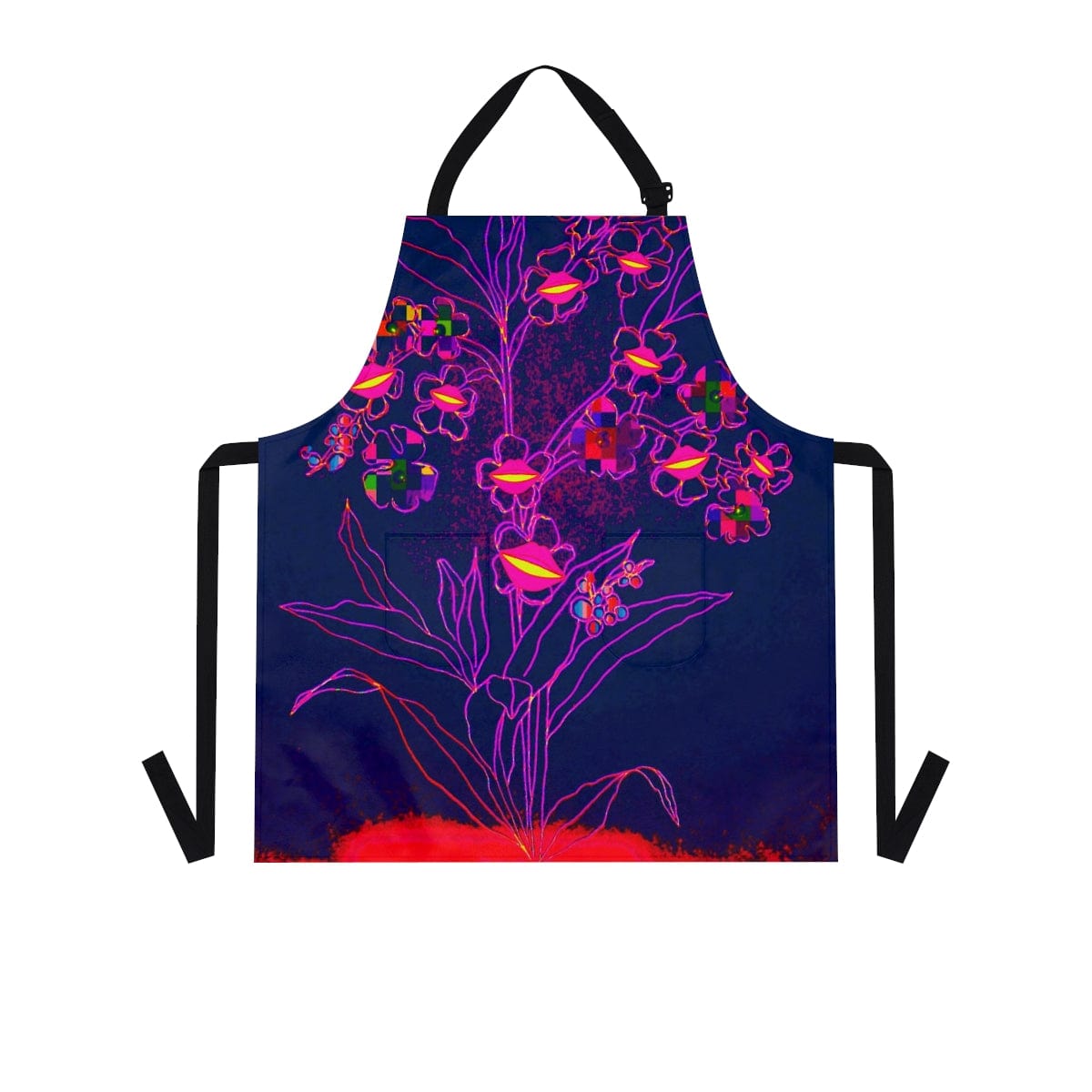 'Floral Bites' Sketchy Kitchen Apron